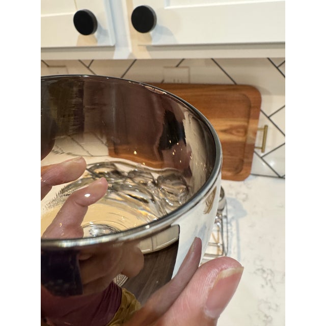 1970s Vintage Mid-Century Modern Roly-Poly Cocktail Glasses Silver Fade Ombre Effect - 9pcs For Sale - Image 5 of 12