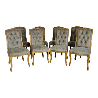 Louis XV Dining Chairs – Set of 8 For Sale
