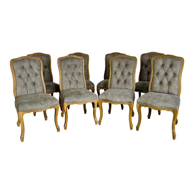 Louis XV Dining Chairs – Set of 8 For Sale