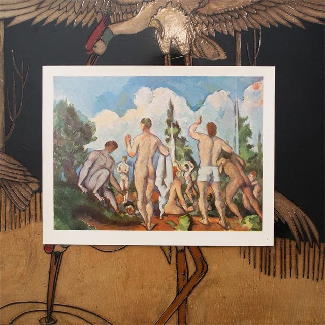 1940s After Paul Cezanne "Bathers" First Edition Large Vintage Print For Sale - Image 4 of 7