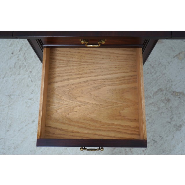 Henkel Harris Henkel Harris Drop Side Mahogany Pembroke Table For Sale - Image 4 of 18