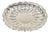Vintage Regency Style Silver Plated Scalloped Oval Serving Platter Fruit Bowl For Sale