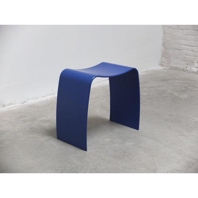 Blue M Stool by Jørgen Møller for Askman, 1990s For Sale - Image 6 of 12