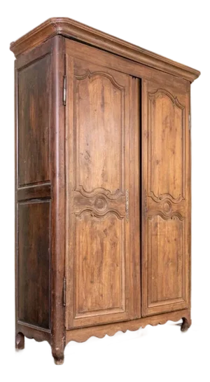 Antique French Louis XV Provincial Oak Armoire