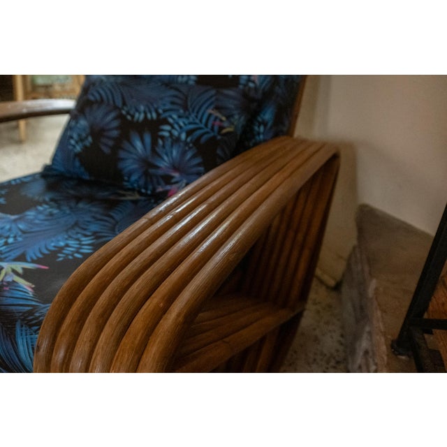 Six Strand Pretzel Full Set - 3-Seat Sofa, Two Chairs, Ottoman For Sale - Image 14 of 18