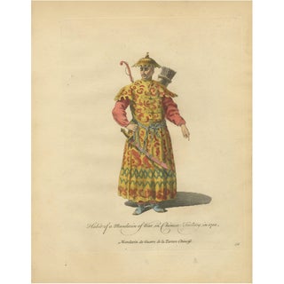 Jefferys, Mandarin Officer of War, Chinese Tartary, 1749, Print For Sale