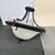 Design Plus Gallery presents a Contemporary Semi Flush Mount Pendant. The light fixture has a textured rubbed bronze...