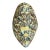 Vintage Italian Scagliola Gilt Tipped Pigmented Plaster Turtle Shell For Sale