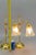 Vintage Brass & Frosted Glass Table Lamps, Set of 2 For Sale - Image 14 of 15