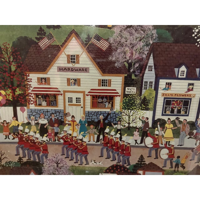 Folk Art 1980s Wooster Scott Signed and Numbered Original Lithograph For Sale - Image 3 of 13