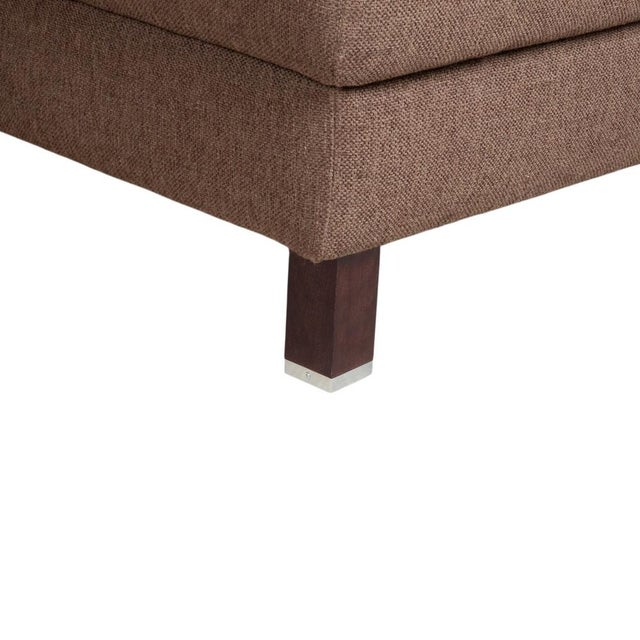 Flex Plus Fabric Corner Sofa in Brown with Manual Function by Ewald Schillig For Sale - Image 10 of 18