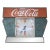 Large 4' Foot Coca-Cola Light Up Steel Marquee Clock, Circa 1960 For Sale
