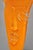 Late 20th Century Ion Tamaian Postmodern Orange Blown Art Glass 20" Large Abstract Face Sculpture For Sale - Image 10 of 18