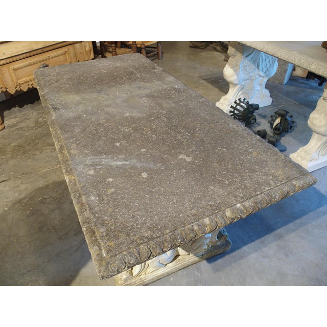 After a design by the Italian sculptor, Francesco Antonio Franzoni (1734-1818), this Neoclassical-style garden table from...