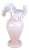 20th Century Art Nouveau Pink Glass Vase with Frilly Edge, Austria, 1900 For Sale