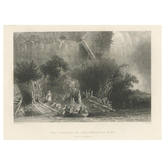 The Landing on the American Side, 1800s, Paper For Sale - Image 9 of 9