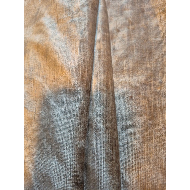 Scalamandre "Paddington" Striated Cotton Velvet- 5 Yards For Sale In Atlanta - Image 6 of 10