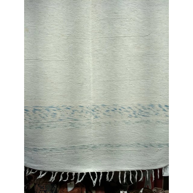 A beautiful vintage handwoven American rag rug from the third quarter of the 20th century in a palette of extraordinary...