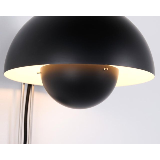 Black Flowerpot VP8 Wall Lamp in Black by Verner Panton for &Tradition For Sale - Image 8 of 11