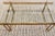 Metal Modern Brass and Glass Large Scale Cocktail Table For Sale - Image 7 of 7