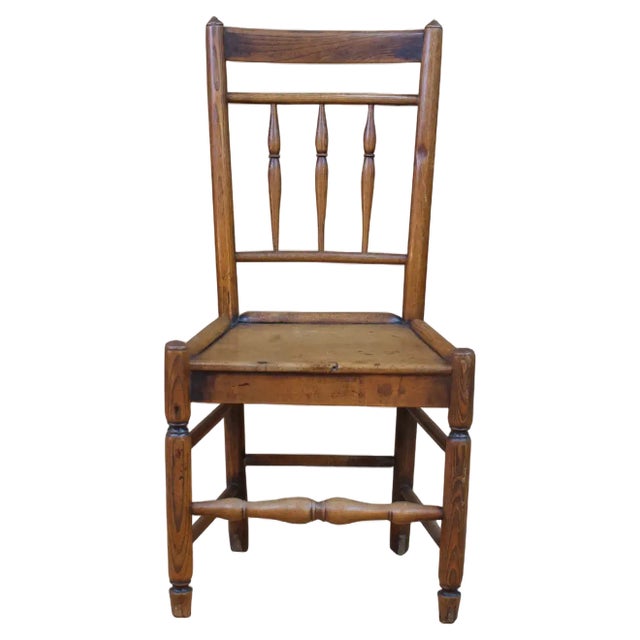 British Wooden Chair, 19th Century For Sale