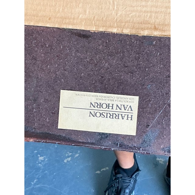 Vintage Boho Harrison Van Horn Split Bamboo Octagon Mirror For Sale - Image 10 of 12