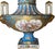 Pair of Sèvres Style Celestial Blue Porcelain Urns. Early 20th Century, France. For Sale - Image 12 of 12