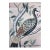 Hand Painted Bird Wallpaper Sample 12" × 16" | Elegant Chinoiserie Botanical Wall Art | Custom Size Available For Sale