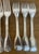 Set of 37 pieces of French silverplated shell pattern flatware, each piece hallmarked by the maker Frionnet Francois....