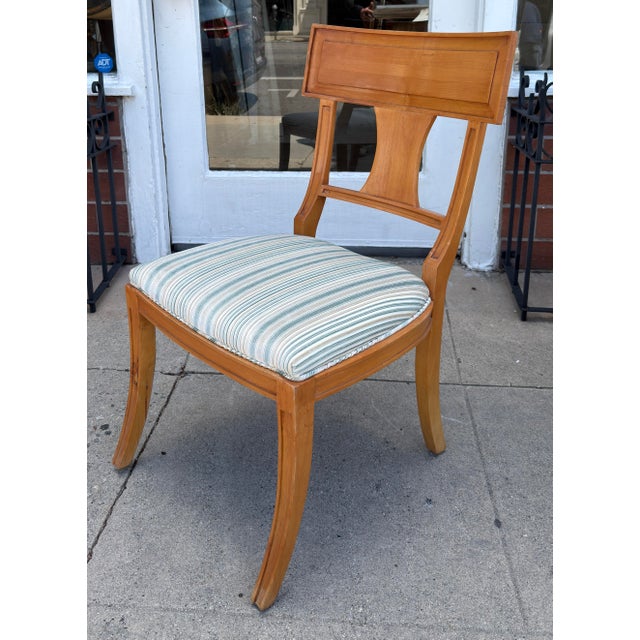 Antique Swedish Regency Klismos Side Chair - 1 of 3 Available.