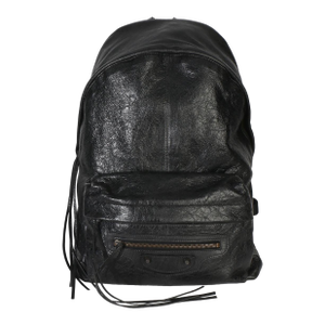Black Arena Lambskin Le City Backpack