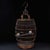 Wood Vintage Hardwood Birdcage With Gemstone Inlay and Porcelain Cups For Sale - Image 7 of 9
