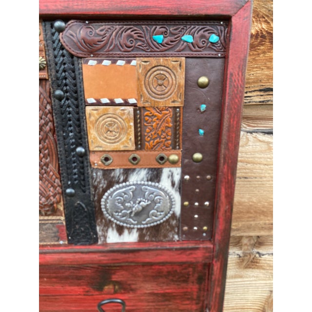 "Western Inspired Hat & Coat Rack" ~Angela Camarillo, the Rustic Frame Captures the Beauty and Spirit of the West. For Sale - Image 13 of 14