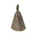 The brass metal bell was crafted by the Benue and Chamba artisans and metalworkers of Nigeria. These bells were often used...