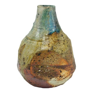 Signed Artist Pottery Vase For Sale