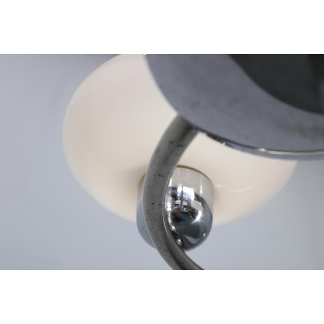 Chrome and Glass Chandelier attributed to Drukov, Former Czechoslovakia, 1950s For Sale - Image 14 of 18