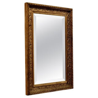 19th Century Gilt Wall Mirror, 1880s For Sale