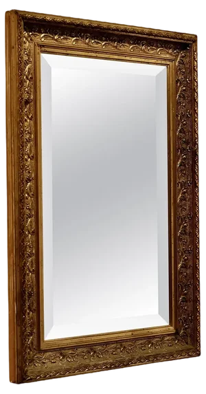 19th Century Gilt Wall Mirror, 1880s