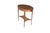 Brown Antique English Hepplewhite Carved Bellflower Mahogany Caned Oval Side Table For Sale - Image 8 of 12