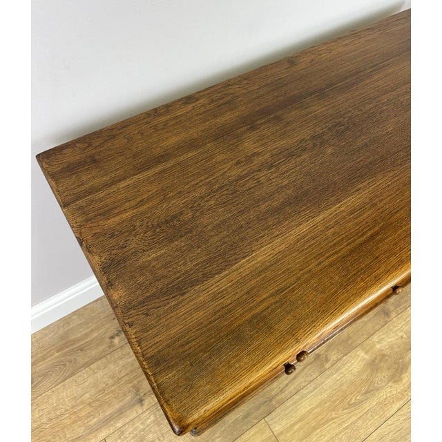 Vintage French Oak Chest of 4 Drawers For Sale - Image 9 of 13