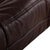 Modern Togo Ottoman in Brown Leather by Michel Ducaroy for Ligne Roset For Sale - Image 3 of 15