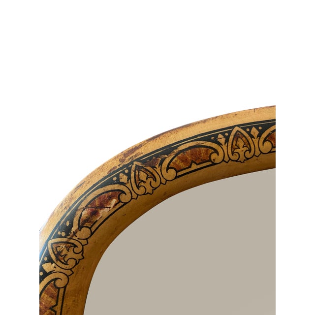Wood Scottish Cheval Table Dressing Mirror For Sale - Image 7 of 12