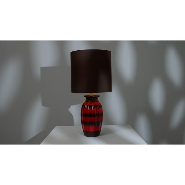 20th Century German Ceramic Table Lamp For Sale - Image 4 of 18