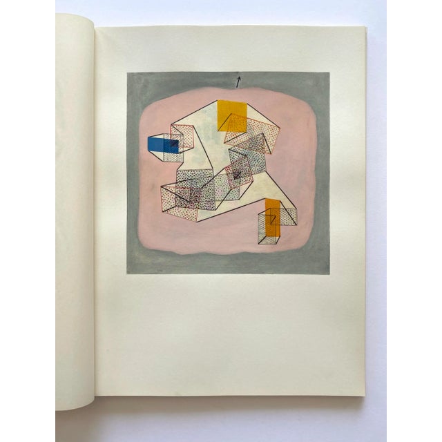 1950s Paul Klee Vintage 1958 LMTD First Edition Rare Fine Art Pochoir Prints Portfolio Extra Large Hardcover Mid Century Modernist Art Book For Sale - Image 5 of 12