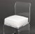 Mid-Century Modern Modern Lucite Swivel Vanity Chair For Sale - Image 3 of 6