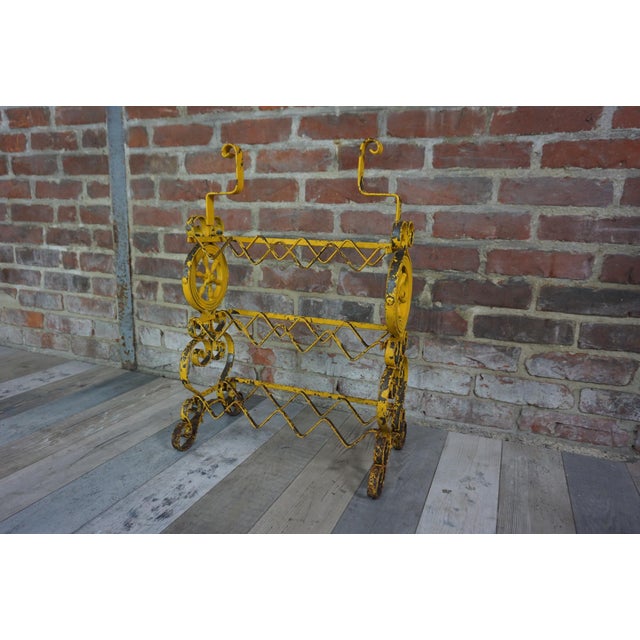 Metal Vintage Metal Bottle Holder, 1950s For Sale - Image 7 of 9