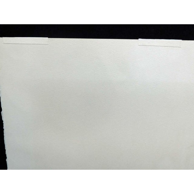 Impressionist Andre Renoux "Le Square Viviani" Lithograph Unframed Make Offer! For Sale - Image 3 of 6