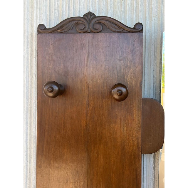 Mid 20th Century Art Decò Coat Rack Floor Stand with Umbrella Holder and Mirror For Sale - Image 6 of 18