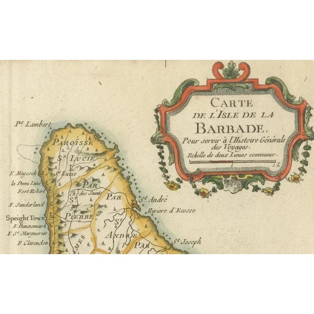 Barbados Island at the Height of the Plantation Economy, 1759 For Sale - Image 4 of 6
