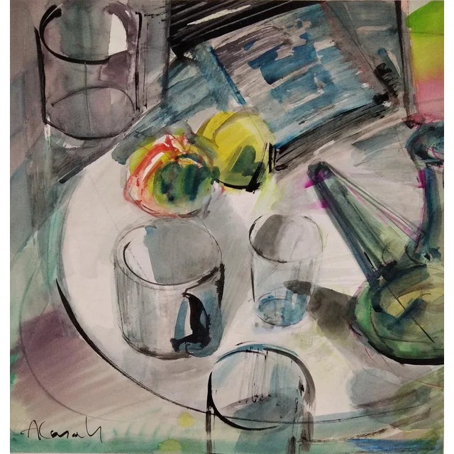 Amadeu Casals, Untitled, 2006, Mixed Media on Paper, Framed For Sale - Image 6 of 6